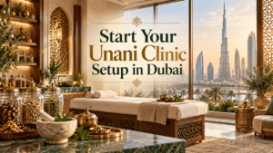 Unani Clinic License Cost in Dubai: DHA Fees & Requirements 2026
Dubai's expanding healthcare sector is creating opportunities for investors and qualified practitioners interested in traditional and complementary medicine.
One such opportunity is establishing an Unani Clinic in Dubai.
However, Unani medicine is a regulated healthcare activity. A clinic cannot provide Unani healthcare services solely under a standard commercial or wellness licence. Both the healthcare facility and professionals treating patients must satisfy the applicable Dubai Health Authority (DHA) requirements.
DHA officially lists Unani under the Traditional, Complementary and Alternative Medicine (TCAM) facility category. A TCAM Centre is an outpatient healthcare facility authorised to provide one or more approved traditional and complementary medicine specialties.
This guide explains the Unani Clinic license cost in Dubai in 2026, including DHA facility fees, BUMS/BEMS practitioner requirements, documents, inspection, licensing steps and other costs investors should consider.
How Much Does a Unani Clinic License Cost in Dubai?
A clinic providing Unani as its only healthcare specialty would generally fall under:
TCAM Facility – 1 Specialty
DHA's official facility fee schedule currently lists the following fees:
DHA Fee Cost
New Facility License / Initial Approval AED 1,000
Amend Inactive Facility License AED 500
DHA Inspection AED 2,000
DHA Re-Inspection AED 1,000
1-Year Active Facility License AED 5,000
2-Year Active Facility License AED 8,750
3-Year Active Facility License AED 12,500
For a straightforward one-specialty Unani Centre taking a one-year licence, the main DHA facility charges can therefore total approximately:
AED 8,000
This consists of:
AED 1,000 initial approval + AED 2,000 inspection + AED 5,000 one-year facility licence.
These are the core DHA facility charges for a one-specialty TCAM facility.
The amount does not include commercial licensing, professional licensing, clinic rent, engineering design, fit-out, equipment, staff visas, insurance, EMR software or working capital.
DHA Unani Clinic Licence Fees for 1, 2 and 3 Years
For a one-specialty TCAM facility, DHA currently lists:
1-Year Licence
AED 5,000
2-Year Licence
AED 8,750
3-Year Licence
AED 12,500
The inspection fee is currently AED 2,000, while re-inspection costs AED 1,000.
Knowledge and Innovation fees may also be applied during checkout through Sheryan.
What If the Unani Clinic Offers More Than One TCAM Specialty?
Some investors may want to combine Unani medicine with additional services such as:
Hijama
Ayurveda
Naturopathy
Homeopathy
Acupuncture
Traditional Chinese Medicine
Chiropractic
Osteopathy
If the facility provides two or more TCAM specialties, DHA applies the multi-specialty TCAM fee category.
Current fees for a TCAM Facility – 2 Specialties or More include:
DHA Fee Cost
Initial Approval AED 1,000
Inspection AED 2,000
Re-Inspection AED 1,000
1-Year Facility Licence AED 10,000
2-Year Facility Licence AED 17,500
3-Year Facility Licence AED 25,000
For example:
Unani only → TCAM 1 Specialty
Unani + Hijama → potentially TCAM 2 Specialties or More
The proposed activities should be clearly defined before the application is submitted.
Is Unani Medicine Regulated by DHA in Dubai?
Yes.
DHA's current Manual for Licensing Health Facilities specifically lists Unani among the healthcare services permitted within a TCAM Centre.
The recognised TCAM specialties include:
Acupuncture
Ayurveda
Chiropractic
Osteopathy
Naturopathy
Homeopathy
Traditional Chinese Medicine
Traditional Korean Medicine
Herbal/Oriental Medicine
Unani
Hijama
This means Unani healthcare should be provided through an appropriately licensed healthcare facility with qualified licensed professionals.
DHA Requirements to Open a Unani Clinic in Dubai
The main requirements generally include:
Correct TCAM facility classification
Suitable healthcare premises
Engineering layout
Facility proposal
DHA New Facility License
Valid trade licence
Healthcare-compliant clinic fit-out
DHA-licensed Unani Practitioner
Required healthcare professionals
Medical Director
Electronic Medical Record system
NABIDH compliance
DHA inspection
Active healthcare facility licence
DHA's current facility licensing sequence is:
New Facility License → Activate Facility License → Pass Inspection
The New Facility License is issued initially as an inactive licence and must later be activated before operations begin.
Documents Required for a Unani Clinic License in Dubai
For a New Facility License application, DHA currently requires documents including:
Valid passport copies of owners or partners
Emirates ID copies, if applicable
Engineering layout from an engineering/design company
Facility proposal
Trade licence, if already available
DHA states that obtaining a trade licence before applying for the New Facility License is optional.
However, a valid trade licence is required when applying to activate the healthcare facility licence.
Engineering Layout Requirements for a Unani Clinic
An engineering layout is required for the New Facility License application.
DHA describes the layout as a schematic drawing showing the dimensions of rooms and areas in square metres and identifying each space according to the proposed healthcare services.
Depending on the clinic's approved scope, areas may include:
Reception
Patient waiting area
Consultation room
Examination/treatment room
Clinical storage
Staff area
Administrative space
Hand-hygiene facilities
Patient-accessible facilities
Appropriate circulation areas
Premises should therefore be evaluated for healthcare suitability before major lease or fit-out commitments are made.
DHA License Requirements for a Unani Practitioner
The facility licence and the professional licence are separate.
An investor who owns a Unani Clinic does not automatically obtain permission to treat patients.
DHA's current Professional Qualification Requirements recognise the professional title:
Unani Practitioner
The recognised qualifications include:
BUMS – Bachelor in Unani Medicine and Surgery
BEMS – Bachelor in Eastern Medicine and Surgery
DHA also recognises Diploma Frazil utTibbWalJarahat or an equivalent qualification with a minimum of four years of full-time study including supervised clinical practicum.
Is BUMS Accepted for DHA License in Dubai?
Yes.
DHA's current PQR specifically lists BUMS – Bachelor in Unani Medicine and Surgery as a recognised qualification for the title of Unani Practitioner.
For this pathway, DHA currently requires:
2 years of post-qualification experience in the related field
A BUMS graduate planning to work in Dubai should therefore ensure that both the academic qualification and professional experience satisfy DHA's current requirements.
Is BEMS Accepted for DHA Licensing?
Yes.
BEMS – Bachelor in Eastern Medicine and Surgery is also specifically listed by DHA as an accepted qualification pathway for a Unani Practitioner.
The current professional experience requirement is:
2 years post qualification in the related field
Applicants should verify that their degree was awarded by a recognised institution and meets the applicable educational accreditation requirements.
Can a Physician Practise Unani Medicine in Dubai?
DHA also recognises a pathway for physicians privileged to practise Unani medicine.
The current PQR refers to an accredited Unani Medicine training programme of:
Two years full-time, or equivalent part-time study
Minimum total of approximately 1,500 hours of theory and practical training
Followed by approximately 750 hours of supervised training in a hospital or recognised medical centre
The current experience requirement is two years post qualification in the related field.
The practitioner's exact background should be assessed through DHA's professional licensing process.
General DHA Professional Qualification Rules
DHA requires healthcare qualifications to come from recognised and accredited institutions.
The current PQR states that qualifications are evaluated based on factors such as:
Recognition of the institution
Accreditation
Duration of study
Course content
Clinical training
Practical experience
Relevance of postgraduate qualifications
Distance-learning or purely correspondence qualifications generally do not count toward PQR requirements.
Applicants can also use DHA's Self-Assessment Tool to obtain an initial evaluation of their eligibility.
Medical Director Requirement
Before an inactive healthcare facility licence can be activated, DHA currently requires the facility to:
Add and activate professional licences under the facility
Select a Medical Director
Hold a valid trade licence
DHA then coordinates the facility inspection.
Facilities that successfully pass the final inspection receive an active healthcare facility licence.
EMR and NABIDH Requirements
A Unani Clinic should also budget for healthcare information technology.
DHA's New Facility License service requires facilities to obtain an Electronic Medical Record system compliant with the NABIDH Minimum Data Set and NABIDH standards.
The cost varies depending on factors such as:
EMR provider
Number of users
Patient volume
Appointment functionality
Clinical documentation
Integrations
IT hardware
Support services
These costs are separate from the basic DHA facility licence fee.
Step-by-Step Process to Get a Unani Clinic License in Dubai
Step 1: Define the Healthcare Services
Decide whether the facility will provide Unani only or additional TCAM specialties such as Hijama or Ayurveda.
Step 2: Confirm the TCAM Facility Classification
A Unani-only clinic would generally fall into the TCAM 1-Specialty category.
Step 3: Select Suitable Premises
Choose premises capable of meeting healthcare layout and facility requirements.
Step 4: Prepare the Engineering Layout
Engage an appropriate engineering/design company to prepare the clinic layout.
Step 5: Prepare the Facility Proposal
Describe the planned healthcare services, clinic structure and proposed activities.
Step 6: Apply for DHA New Facility License
Applications are submitted through Sheryan.
DHA currently lists an average processing time of approximately:
5 working days
for the New Facility License service.
Approved applications receive an inactive facility licence.
Step 7: Complete Commercial Licensing
Obtain the appropriate commercial/trade licence for the approved healthcare activity.
Step 8: Complete the Clinic Fit-Out
Develop the premises according to the approved healthcare layout.
Step 9: License the Unani Practitioner
Ensure the practitioner meets the applicable BUMS, BEMS or alternative qualification pathway and professional licensing requirements.
Step 10: Implement EMR/NABIDH Requirements
Install an appropriate electronic medical record system.
Step 11: Select the Medical Director
Assign the appropriate Medical Director through the facility account.
Step 12: Apply to Activate the Facility Licence
The activation service currently lists an average processing time of:
1 working day
although inspection scheduling and other practical stages may add additional time.
Step 13: Pass DHA Inspection
DHA coordinates the facility inspection.
If the facility passes, an active healthcare licence is issued. If the facility fails, a new inspection must be scheduled and the applicable re-inspection fee paid.
How Long Does It Take to Get a Unani Clinic License in Dubai?
DHA currently lists:
New Facility License: approximately 5 working days
Activate Facility License: approximately 1 working day
However, these are DHA service-processing times rather than the complete clinic-opening timeline.
The full process can also include:
Location selection
Lease negotiations
Engineering design
Commercial licensing
Construction and fit-out
Professional licensing
Recruitment
EMR setup
Inspection
Corrective work, if required
The complete project will therefore usually take longer.
What Is the Total Cost to Open a Unani Clinic in Dubai?
The DHA facility licence fee is only one part of the complete investment.
Your overall Unani Clinic budget can include:
DHA initial approval
DHA active facility licence
DHA inspection
Commercial licence
Clinic rent
Security deposit
Healthcare design consultant
Engineering drawings
Fit-out
Furniture
Clinical equipment
IT equipment
EMR/NABIDH system
Professional licensing
Employee visas
Professional malpractice insurance
Staff salaries
Marketing
Working capital
Therefore, Unani Clinic License Cost Dubai and total Unani Clinic Setup Cost Dubai should be treated as separate calculations.
Unani + Hijama Clinic Setup in Dubai
Combining Unani Medicine with Hijama may provide a broader TCAM offering.
DHA officially lists both Unani and Hijama as TCAM specialties.
If both are approved as separate specialties under the facility, the clinic may fall under the TCAM 2-Specialties-or-More facility category.
DHA's current one-year licence fee for this category is AED 10,000, compared with AED 5,000 for a single-specialty TCAM facility.
DHA also has separate professional qualification requirements for Hijama Therapists, and its current PQR states that Hijama clinical practice must be conducted in a healthcare facility.
Can an Indian BUMS Doctor Open a Unani Clinic in Dubai?
Potentially yes.
A BUMS-qualified practitioner may be eligible to pursue DHA professional licensing provided they satisfy the complete qualification and experience criteria.
The facility itself must separately satisfy DHA healthcare facility licensing and Dubai commercial licensing requirements.
Therefore, there are two different considerations:
1. Can the investor own/open the clinic?
and
2. Is the practitioner personally eligible to practise Unani?
These should be assessed separately.
FAQs – Unani Clinic License Dubai
How much does a Unani Clinic licence cost in Dubai?
For a one-specialty TCAM facility, DHA currently lists:
1 year – AED 5,000
2 years – AED 8,750
3 years – AED 12,500
Initial approval and inspection are additional.
What are the basic DHA fees for a Unani Clinic?
For a one-specialty centre taking a one-year licence:
Initial Approval – AED 1,000
Inspection – AED 2,000
Facility Licence – AED 5,000
The principal DHA facility fees therefore total approximately AED 8,000.
Does a Unani Clinic need DHA approval?
Yes. Unani is expressly listed by DHA as a regulated TCAM healthcare specialty.
Is BUMS accepted for DHA licensing?
Yes. BUMS – Bachelor in Unani Medicine and Surgery – is listed by DHA as a recognised qualification for a Unani Practitioner.
Is BEMS accepted by DHA?
Yes. DHA's current PQR also recognises BEMS – Bachelor in Eastern Medicine and Surgery.
How much experience is required for a Unani Practitioner?
DHA currently requires two years of post-qualification experience in the related field for the listed Unani Practitioner qualification pathways.
Does a Unani Clinic require a Medical Director?
Yes. DHA currently requires selection of a Medical Director before the inactive facility licence can be activated.
Does the clinic need an EMR system?
Yes. DHA's New Facility License service requires an EMR compliant with NABIDH Minimum Data Set and NABIDH standards.
Can Unani and Hijama be offered in the same centre?
Potentially yes, subject to DHA approval, the correct facility classification and appropriately qualified professionals. Both are recognised TCAM specialties.
How long does DHA initial approval take?
DHA currently lists approximately five working days for the New Facility License service. The complete clinic setup process will generally take longer because design, fit-out, professional licensing and inspection are separate stages.
Start Your Unani Clinic Setup in Dubai
Opening a Unani Clinic in Dubai requires careful coordination between DHA TCAM facility licensing, commercial registration, clinic design, BUMS/BEMS practitioner licensing, healthcare IT requirements and final inspection.
Defining the correct services and facility category from the beginning can help reduce expensive layout changes, licensing delays and unnecessary re-inspection.
If you are planning to establish a Unani Clinic or multi-specialty TCAM Centre in Dubai, professional healthcare business setup support can help coordinate the process from initial facility planning to final licensing and activation.