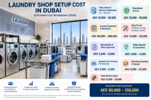 laundry shop setup cost Dubai